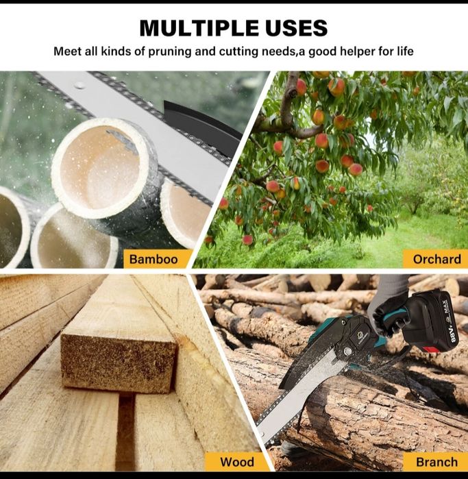 Drujba electrica mini drujba 8 inch 2 bateri