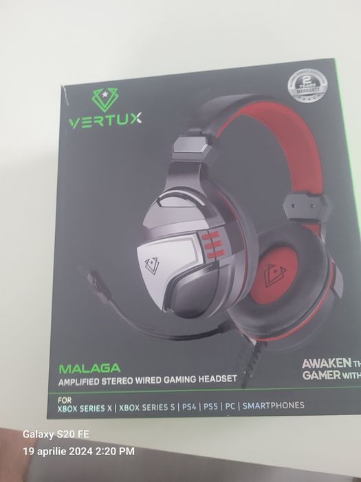 Căști  VERTUX de gaming