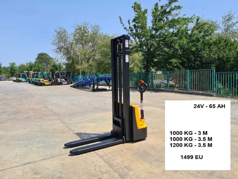 transpalet electric cu catarg stivuitor electric rafturi Mare discount