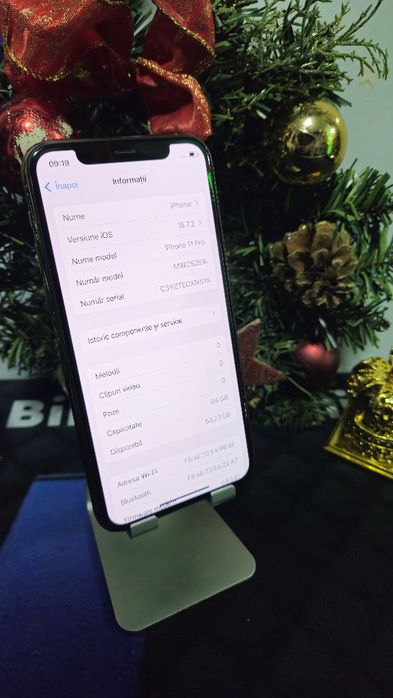 iPhone 11 PRO GOLD 64GB Baterie Originală 72%.Preṭ fix!