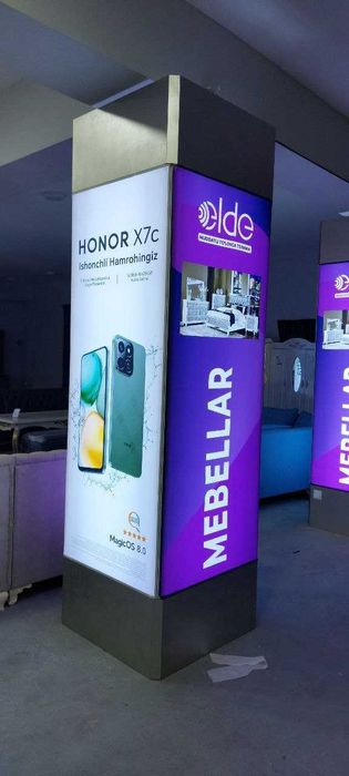 Услуги наружной рекламы Tashqi reklama xizmatlari