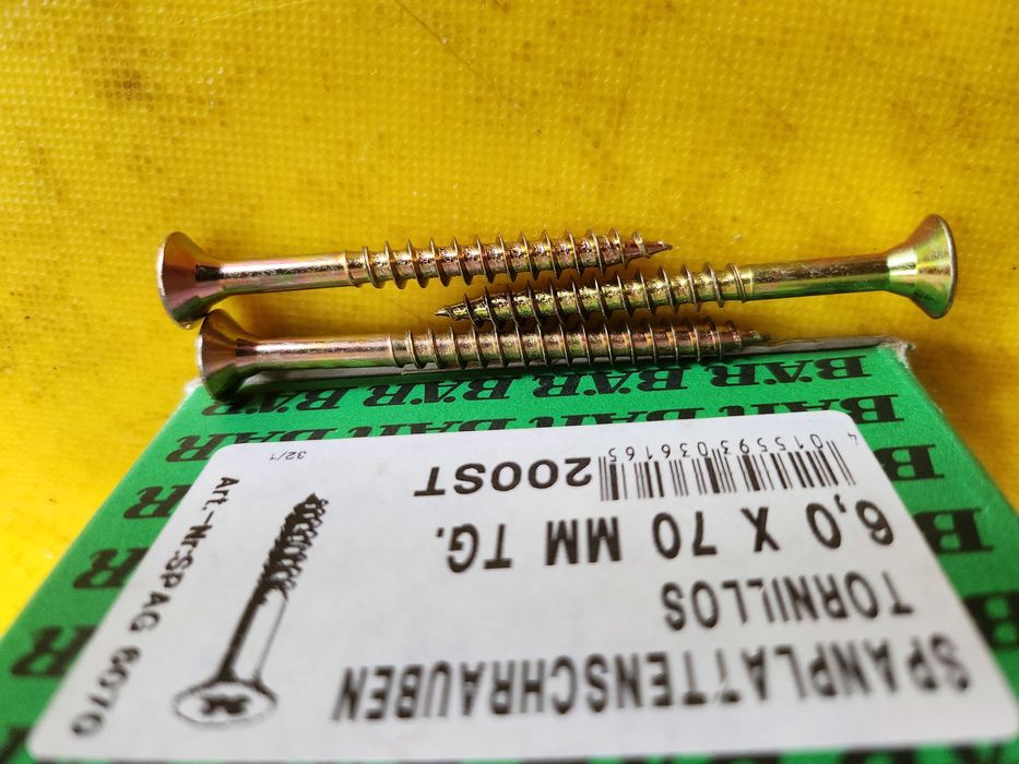 WURTH / ВЮРТ - германски INOX винтове за дърво, ПДЧ, МДФ + 6х60 на BAR