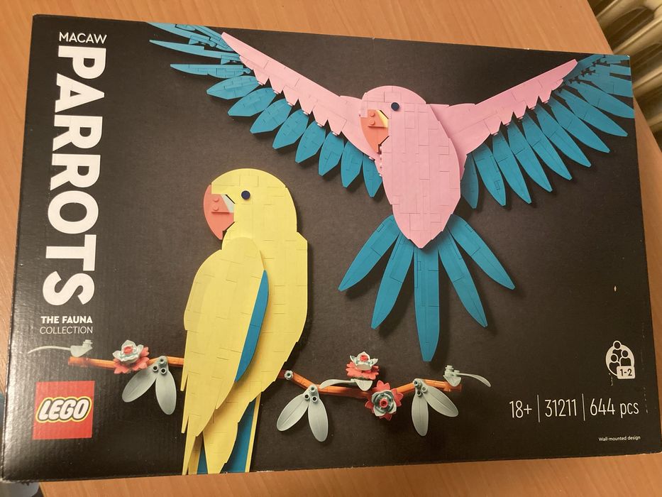 Lego Art 31211 Macaw Parrots NOU Sigilat