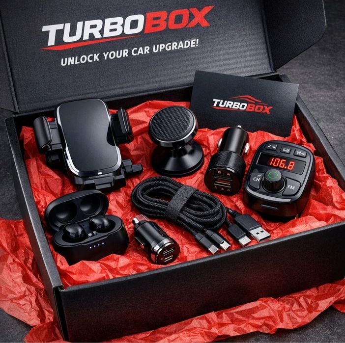 Turbo box - set de accesori utile in mașină