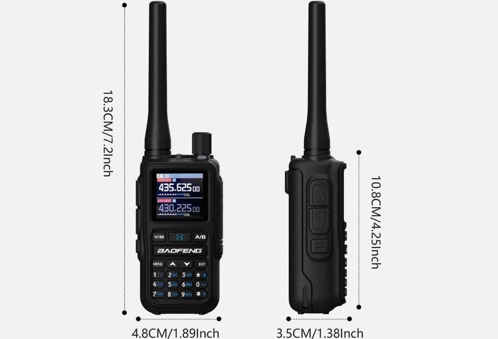 Комплект 2 броя радиостанции уоки токи BAOFENG UV-5R Mini 2200mAh