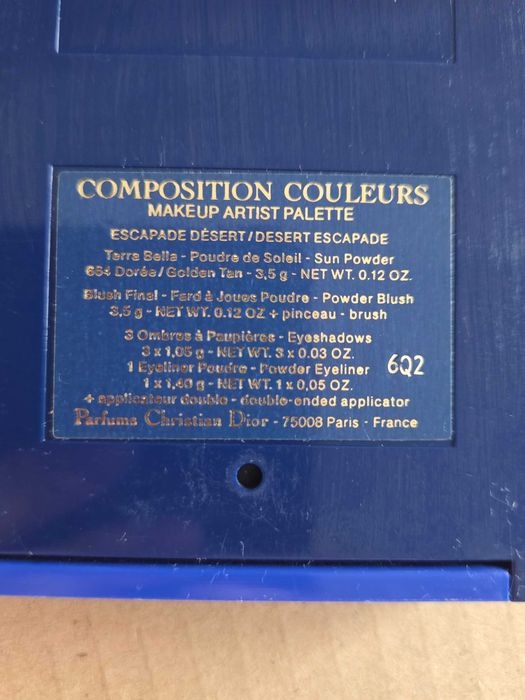 Paleta noua de farduri Christian Dior