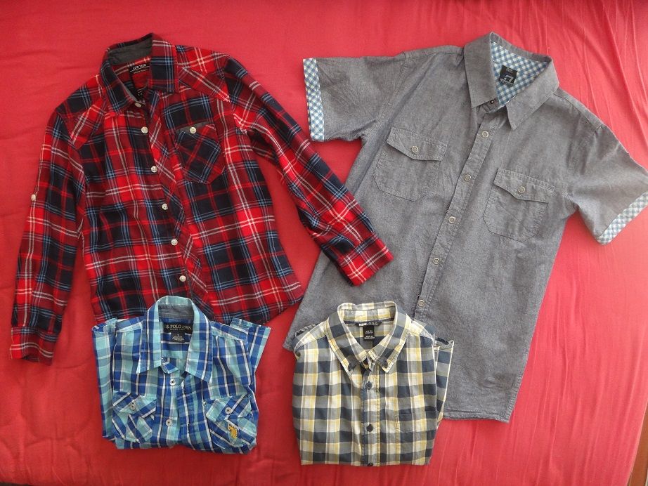 Нова детска карирана риза за момче U.S. POLO ASSN.