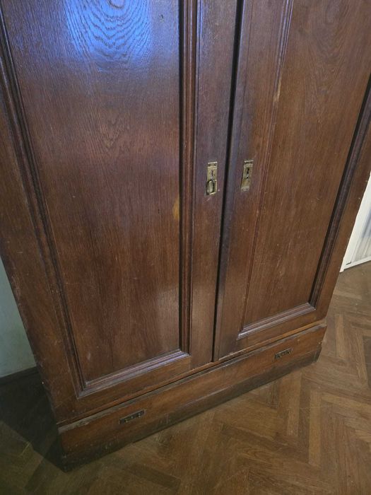 Dulap din lemn masiv de stejar – stil Art Deco / interbelic