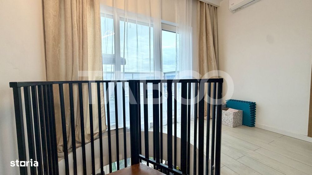 Penthouse panoramic de vanzare la cheie cu terasa de 40 mp Floresti