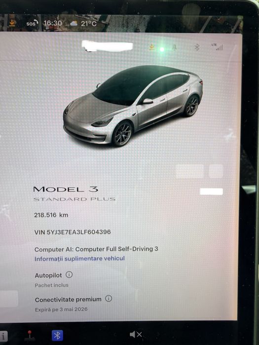 Tesla Model 3 Standard Plus, 2020