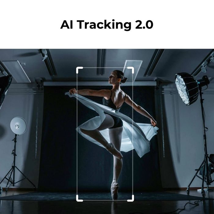 OBSBOT Tiny 3 AI-Powered Spatial Audio 4K PTZ Webcam