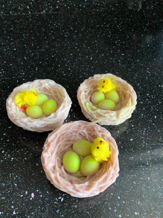 Великденски сапунени гнезда