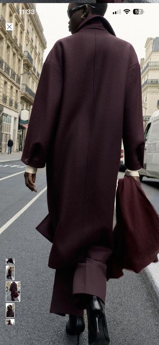 Шерстяное пальто Zara