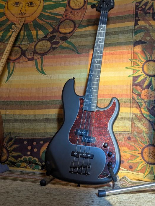 Бас китара Harley Benton PJ-4 SBK Deluxe Series