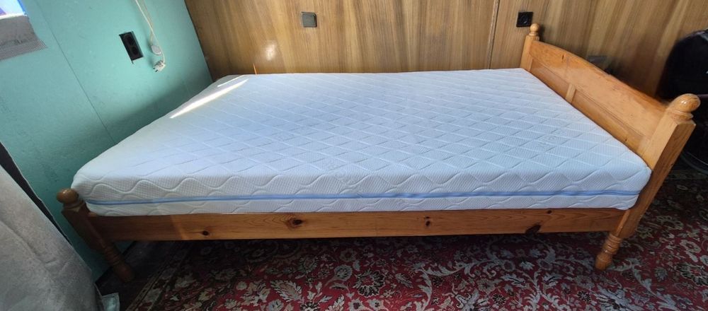 Легло масив с матрак 120/200