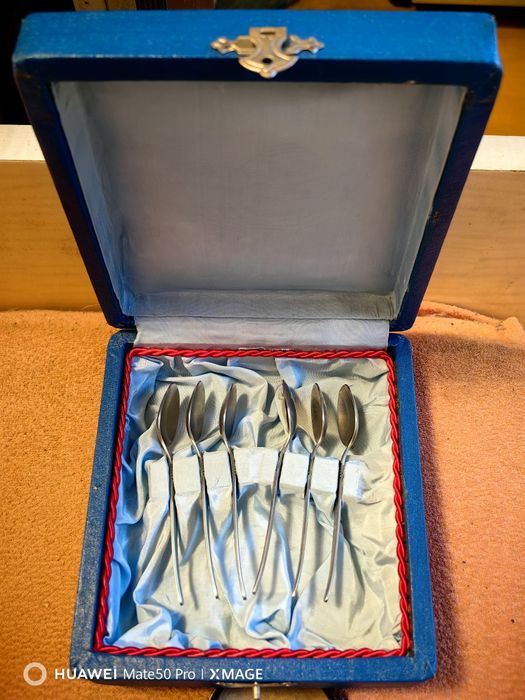 Set lingurițe pentru dulceață argintate