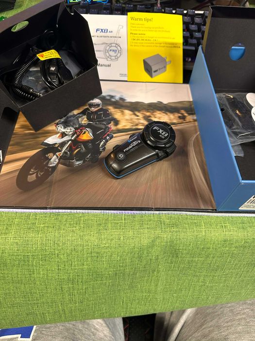 Moto Intercom, водоустойчив Bluetooth 5.0, HD звук, 900mAh батерия