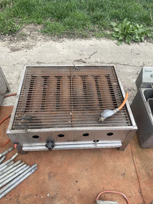 Gratare Gaz Neted + grilaj - Friteuze duble & simple - Bain Marie Banc