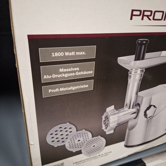 Месомелачка ProfiCook 1800W 120кг на час