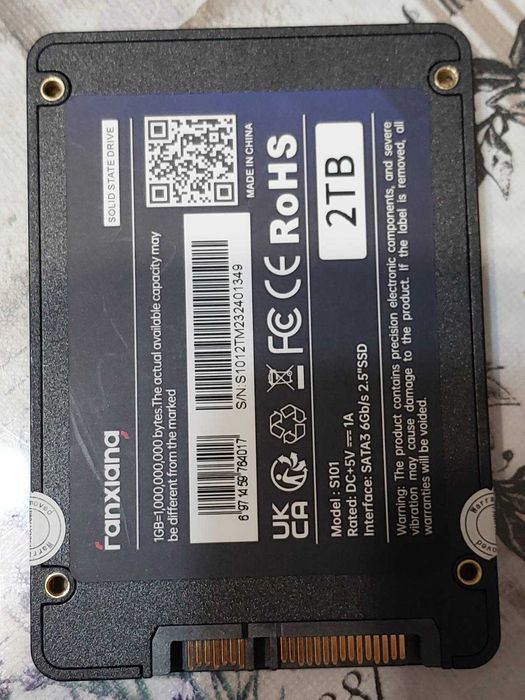 2TB SSD - Silicon Power A55, Fanxiang S101, Crucial BX500