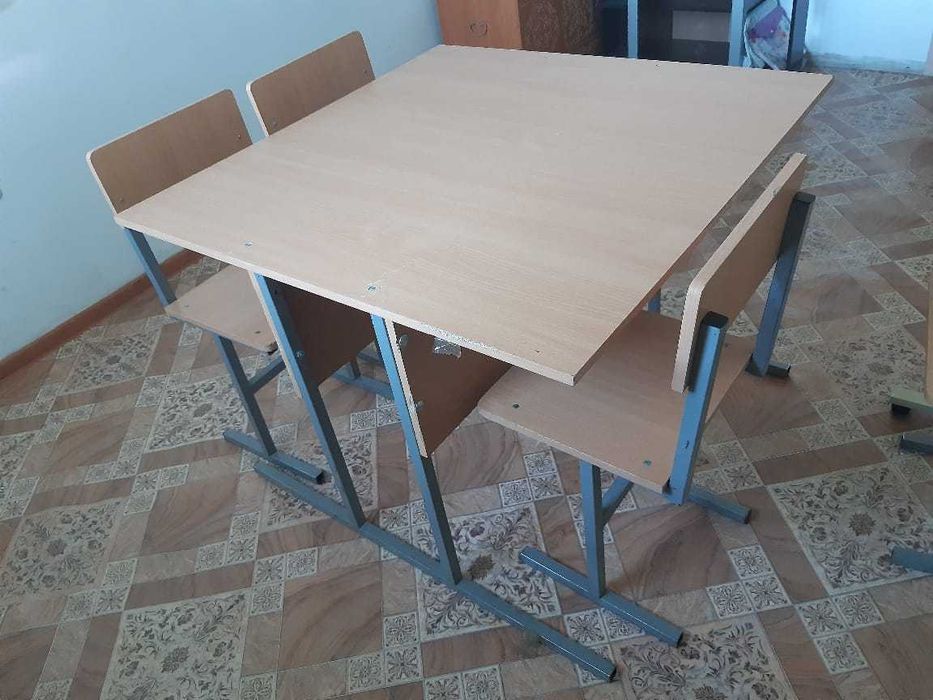 Оқушы парталары, 1 орындық  және 4 орындық