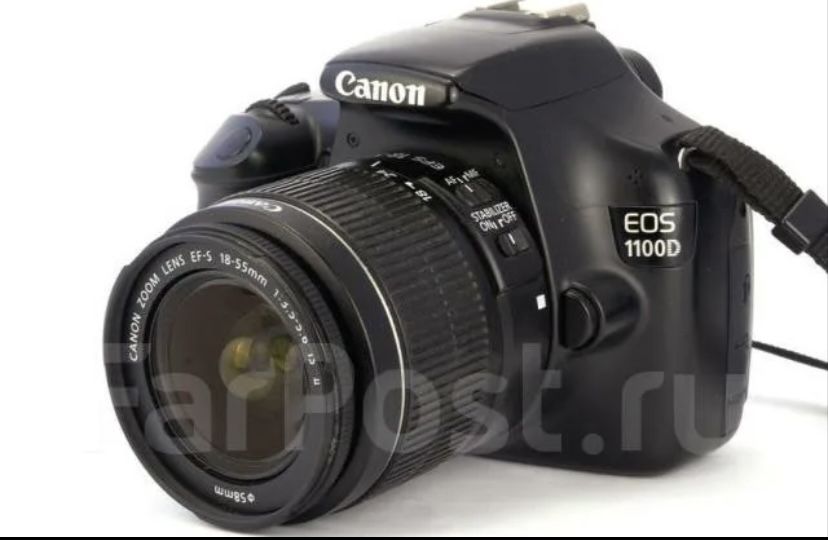 Canon EOS 1100D — отличное состояние, полный комплект