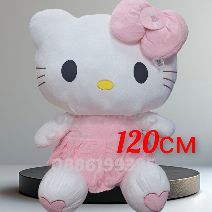 Голяма плюшена играчка Hello Kitty Розова, 120см Голяма плюшена Кити