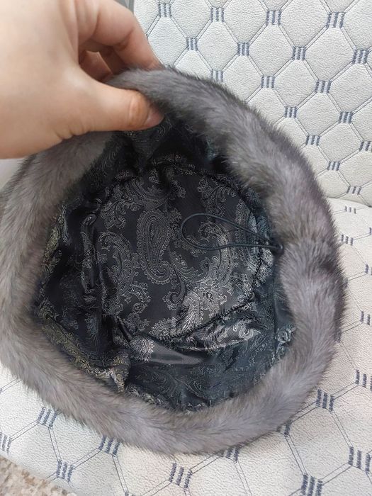 Шапка с норкой в идеальном состояние