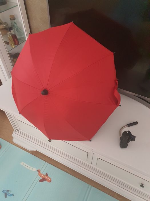 Umbrela soare / ploaie protecție UV rosie copii fetite universala