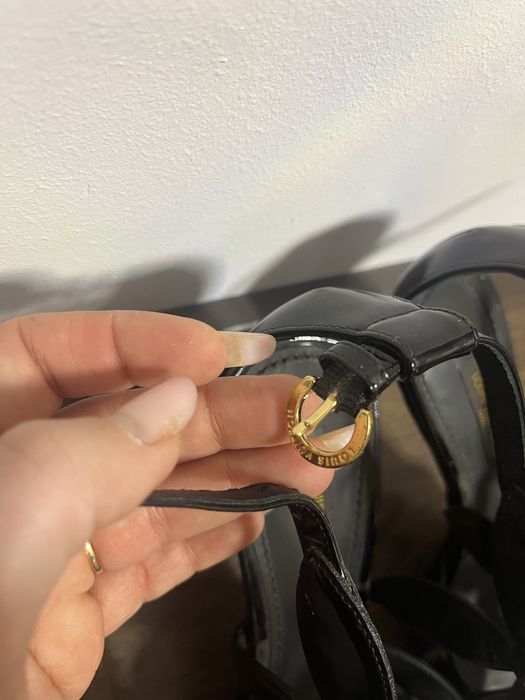 Sandale cu toc Louis Vuitton