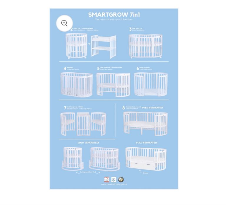 Patut oval evolutiv 7 in 1