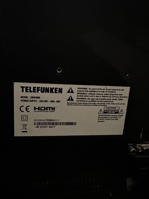 Телевизор Telefunken