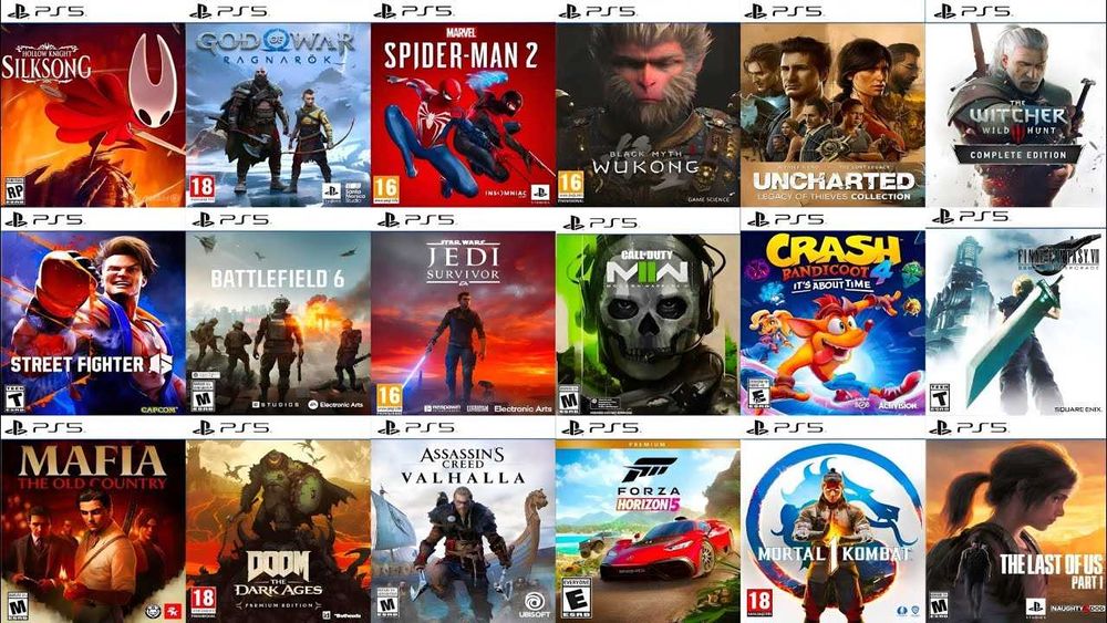 Playstation 5 games игры
