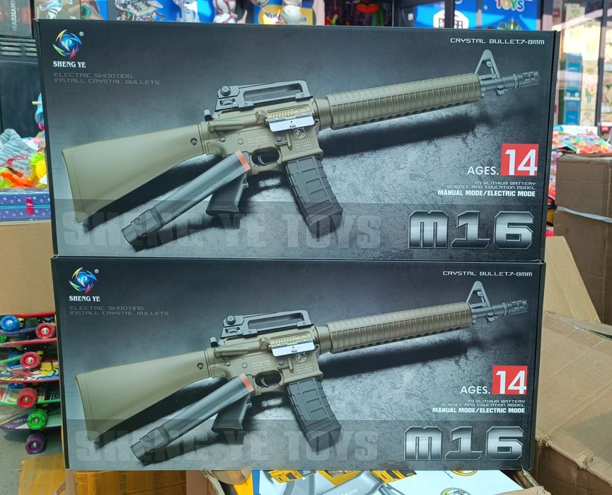 Avtomat blaster M16, Автомат бластер М16, ўйинчоқ металл автомат