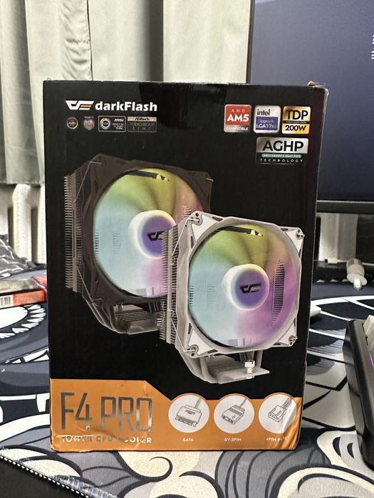 Кулер DarkFlash F4 PRO ARGB