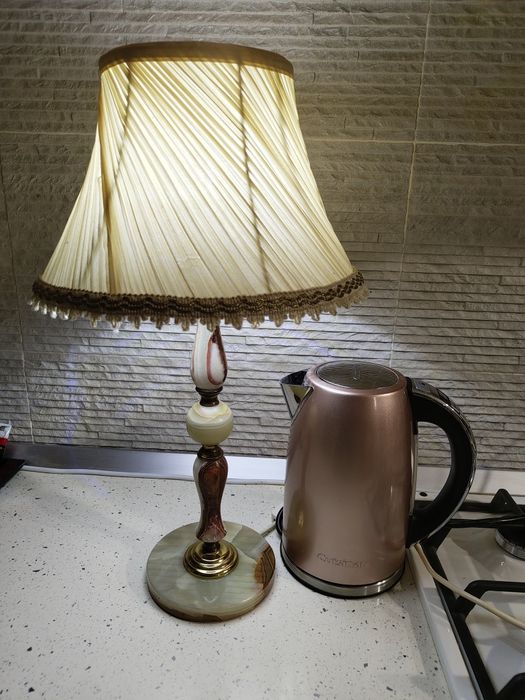 Lampă din onix naturală