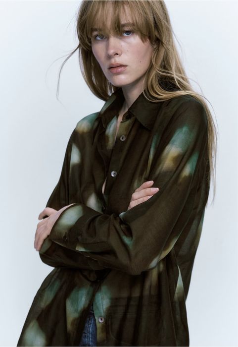 Camasa cu matase Massimo Dutti
