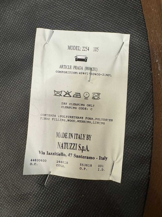 Taburet - puf Natuzzi Italia  90 cm