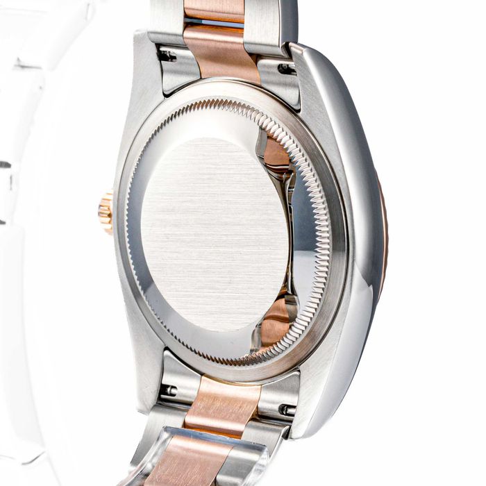 Rolex Datejust 36mm Everose Gold and Steel 116231 Pink dial