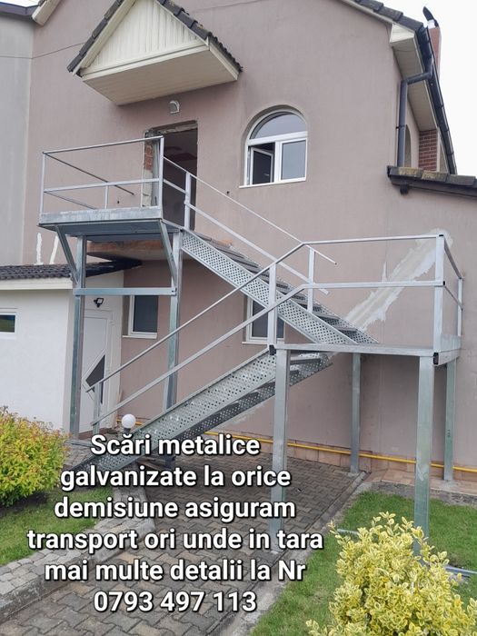 Scări metalice galvanizate la orice demisiune asiguram transport ori u