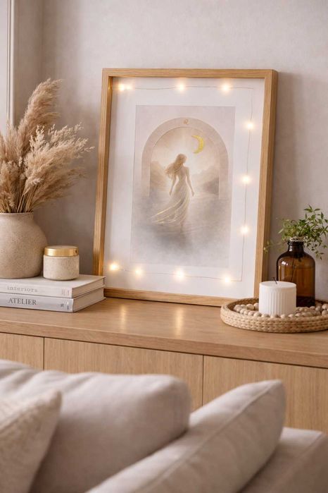 Ръчно изработени картини с лампички