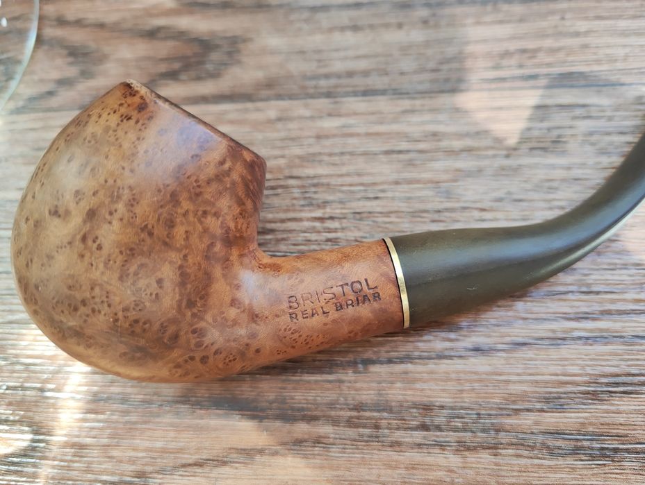 Деревянная курительная трубка BRISTOL real briar