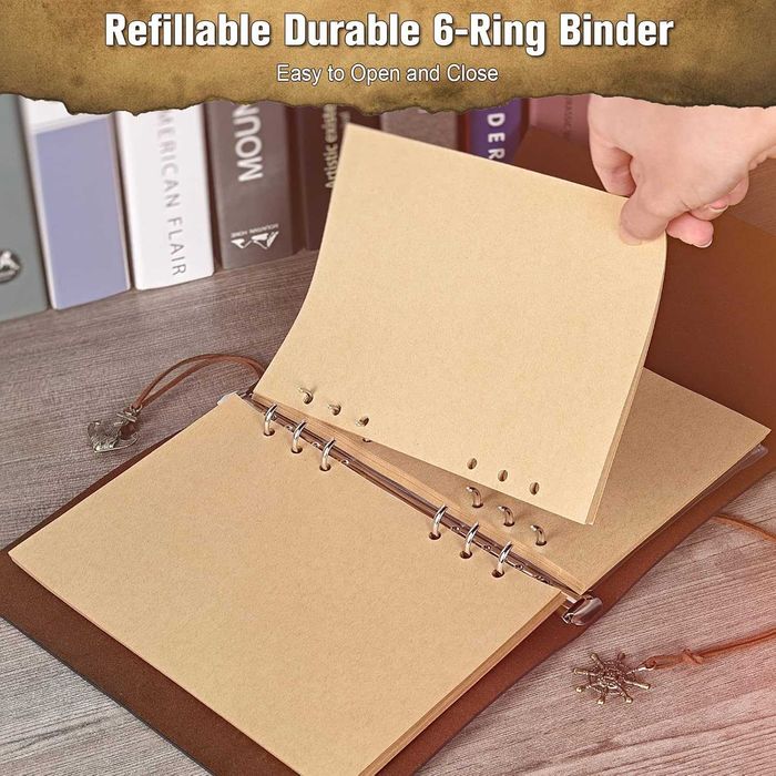 Agenda in stil nautic A6 150 pagini spiralate ancora + busola albastru