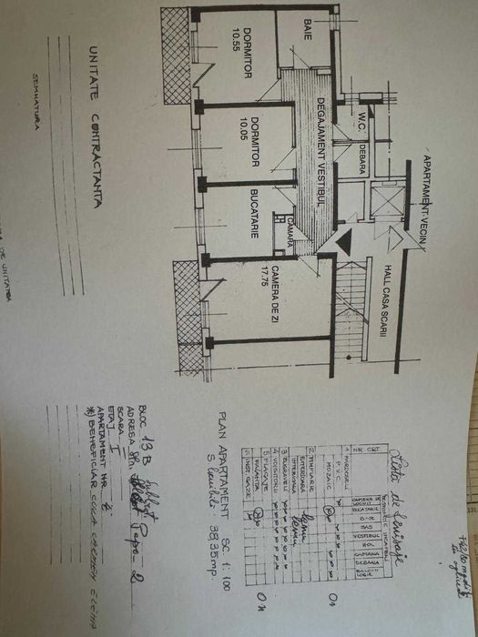 3 Camere Decomandat | 2 Băi | 3 Debarale | Petre Ispirescu | Etaj 1