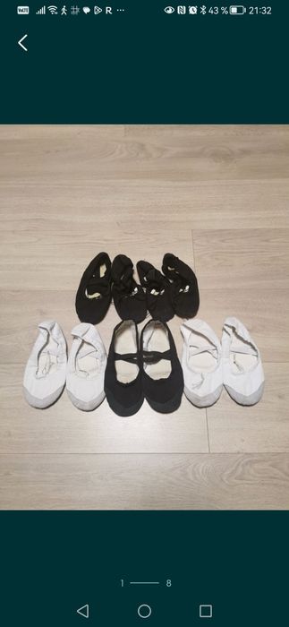 Încălțăminte dans și gimnastică