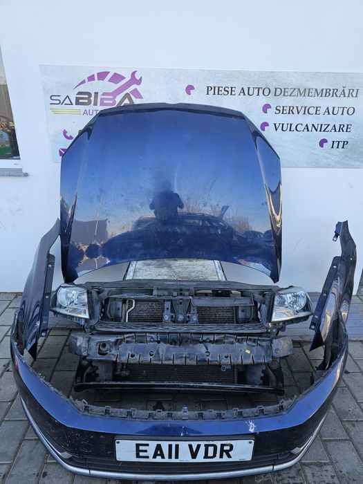 Volkswagen Passat b7 fata: bara,grila,aripi,capota,trager,faruri