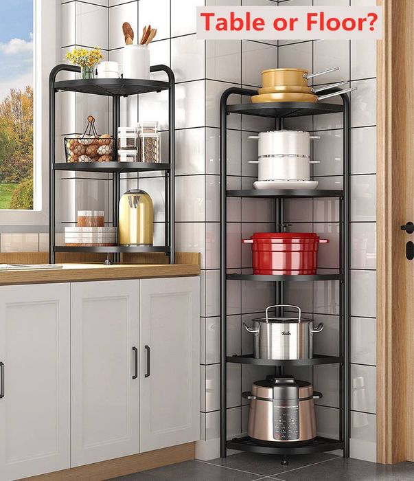 Этажерка угловая железная