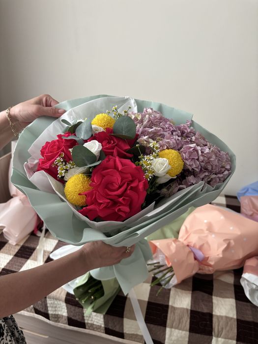 Цветы новые сегодня сделаны