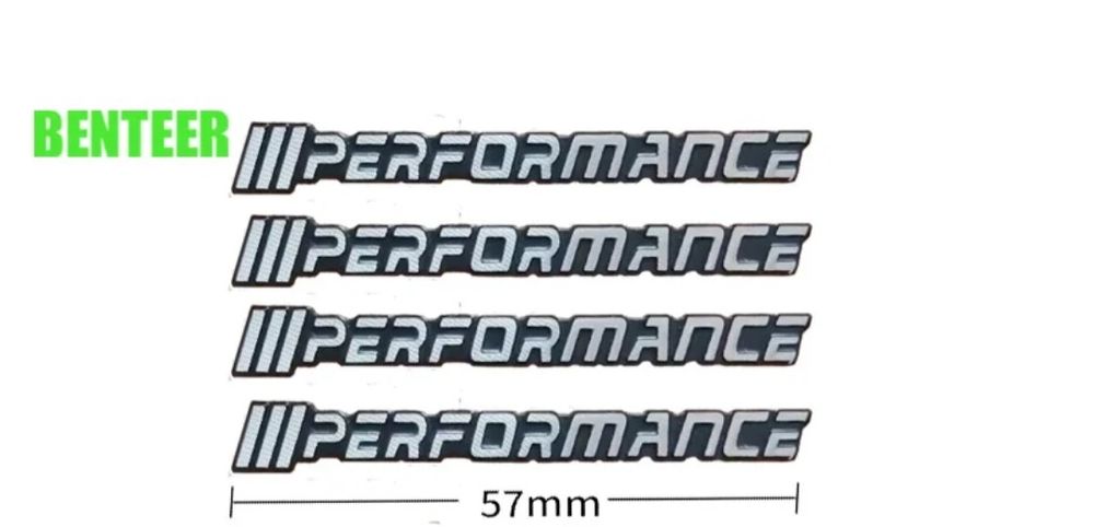 Алуминиев стикер bmw performance