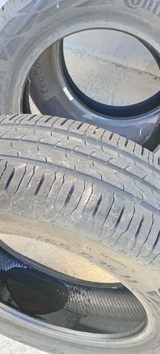 Vând 3 anvelope Continental EcoContact6 185/65 R15  + 1 anvelopa Barum cu janta - noua .